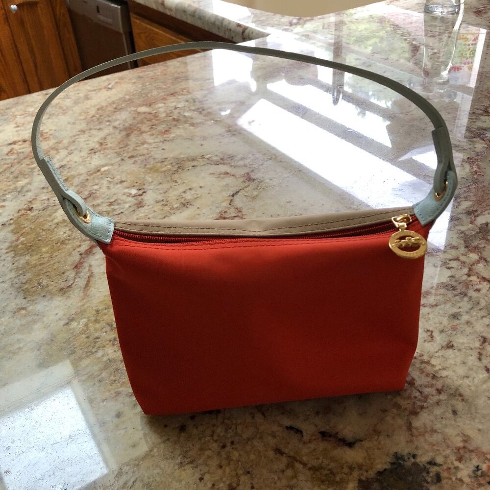 Longchamp Le Pliage Re-play Replay Bicolor Nylon Shoulder Bag Purse